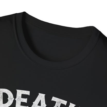 Death Before Decaf T-Shirt, Funny Coffee Shirt, Unisex Casual Tee, Gift for Coffee Lovers, Halloween Apparel, Graphic Tee