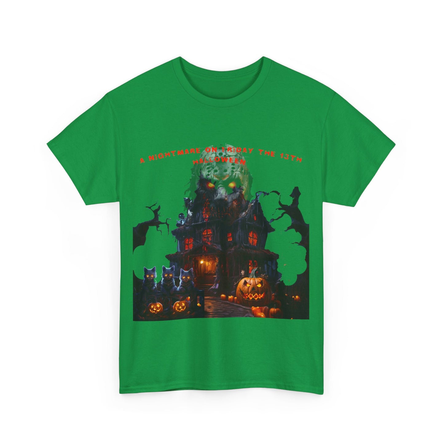 A Nightmare On Friday The 13th Halloween Unisex Heavy Cotton Tee