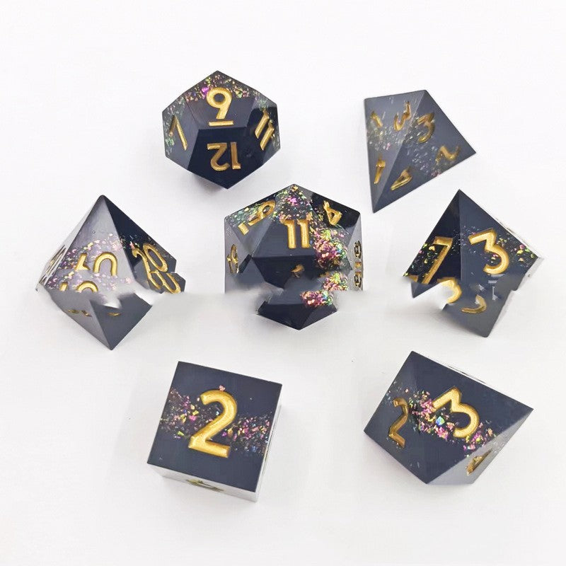 Black Clip Resin COC Running Dice