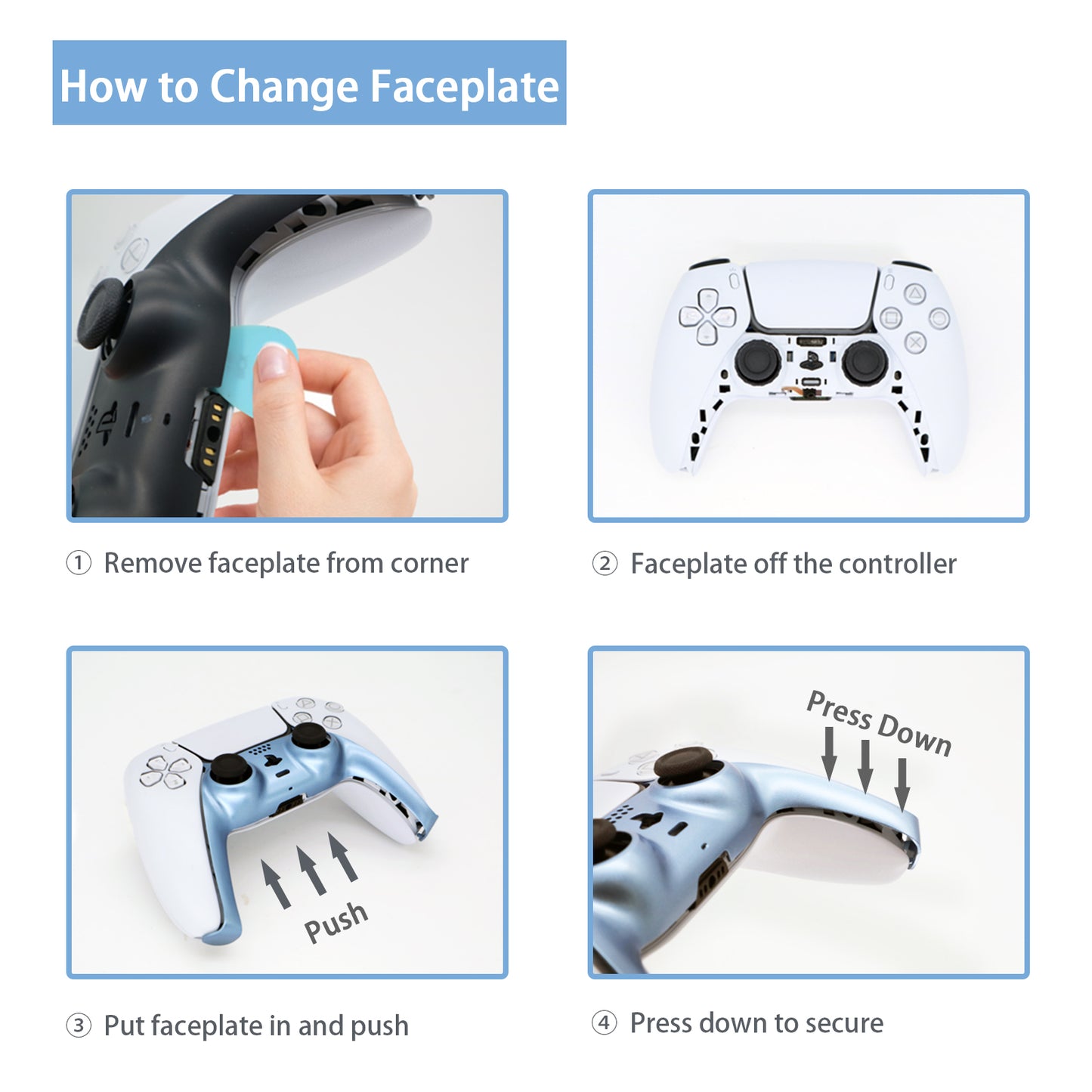 PS5 Game Controller Decorative Strip Wireless Controller