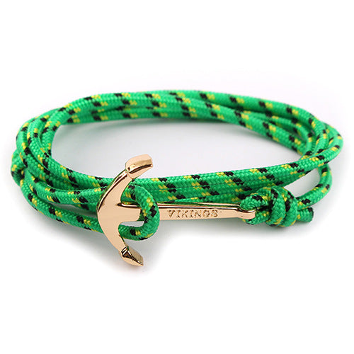 Pirate Nylon Rope Boat Anchor Bracelet