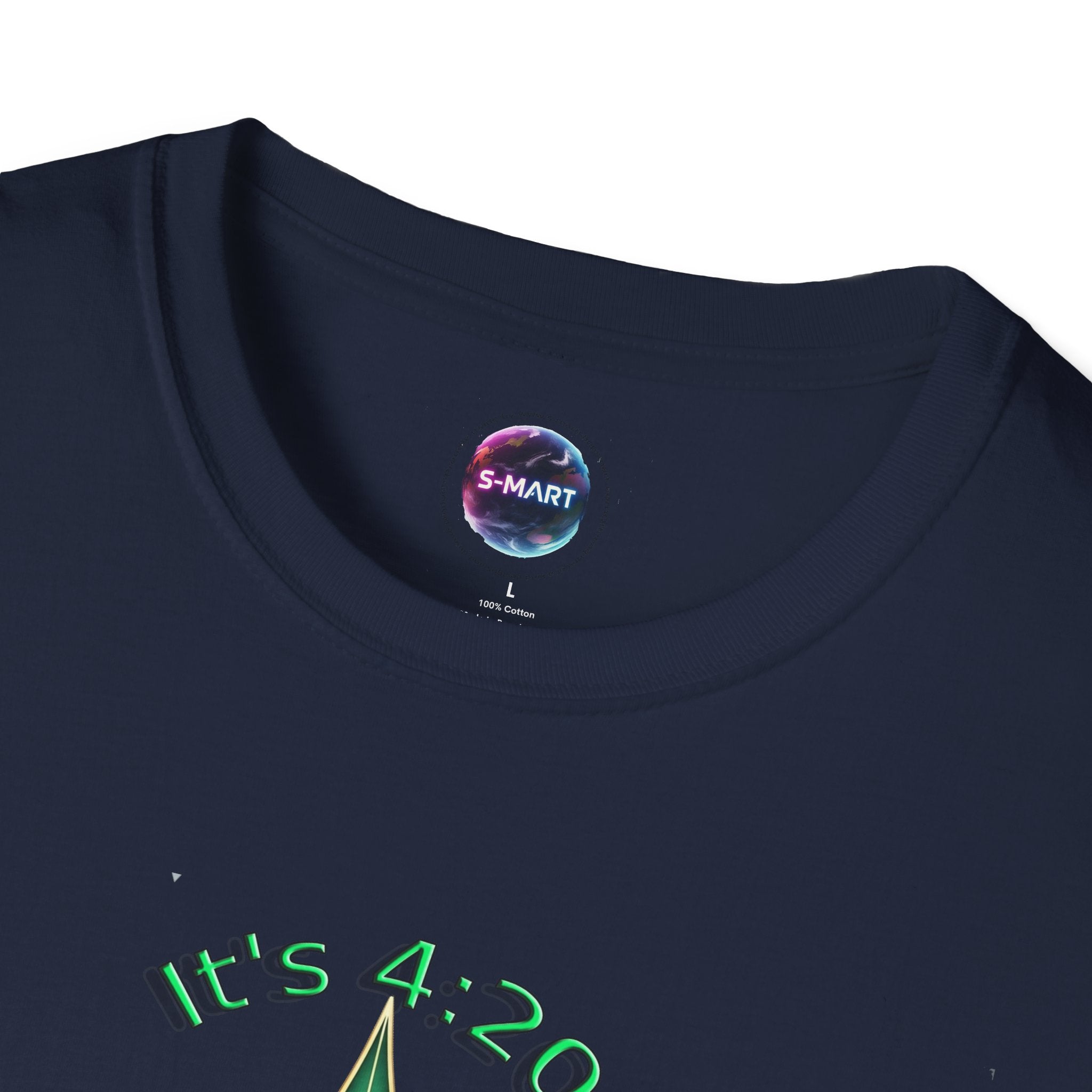 It's 420 Somewhere Vibes Unisex T-Shirt - Perfect for Cannabis Enthusiasts, Gifts, Festivals, Casual Wear, and Celebrations! - S-Mart Shop Smart Treasures