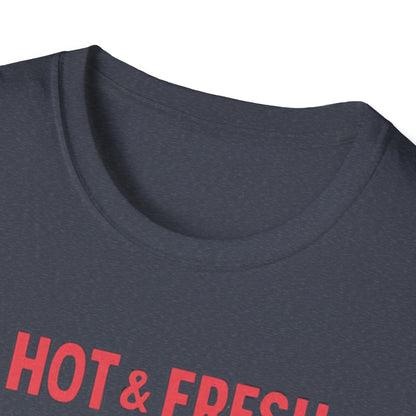 Hot & Fresh Vegetable Graphic T-Shirt, Fun Unisex Tee, Cute Foodie Gift, Summer Outfit, Vegan Fashion Statement