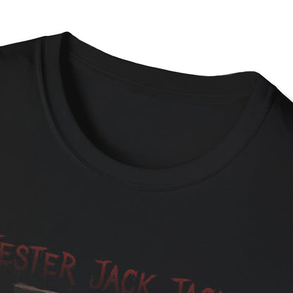 Jester Jack Jackyl Creepy Clown Graphic T-Shirt, Perfect for Halloween, Horror Fans, Scary Movie Night, Unisex Gift, Fun Adult Apparel