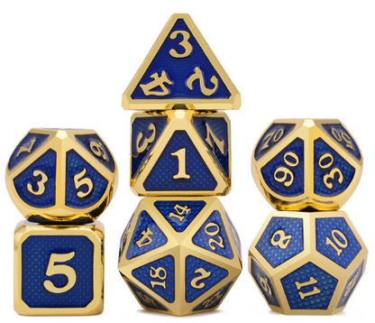 Metal game dice