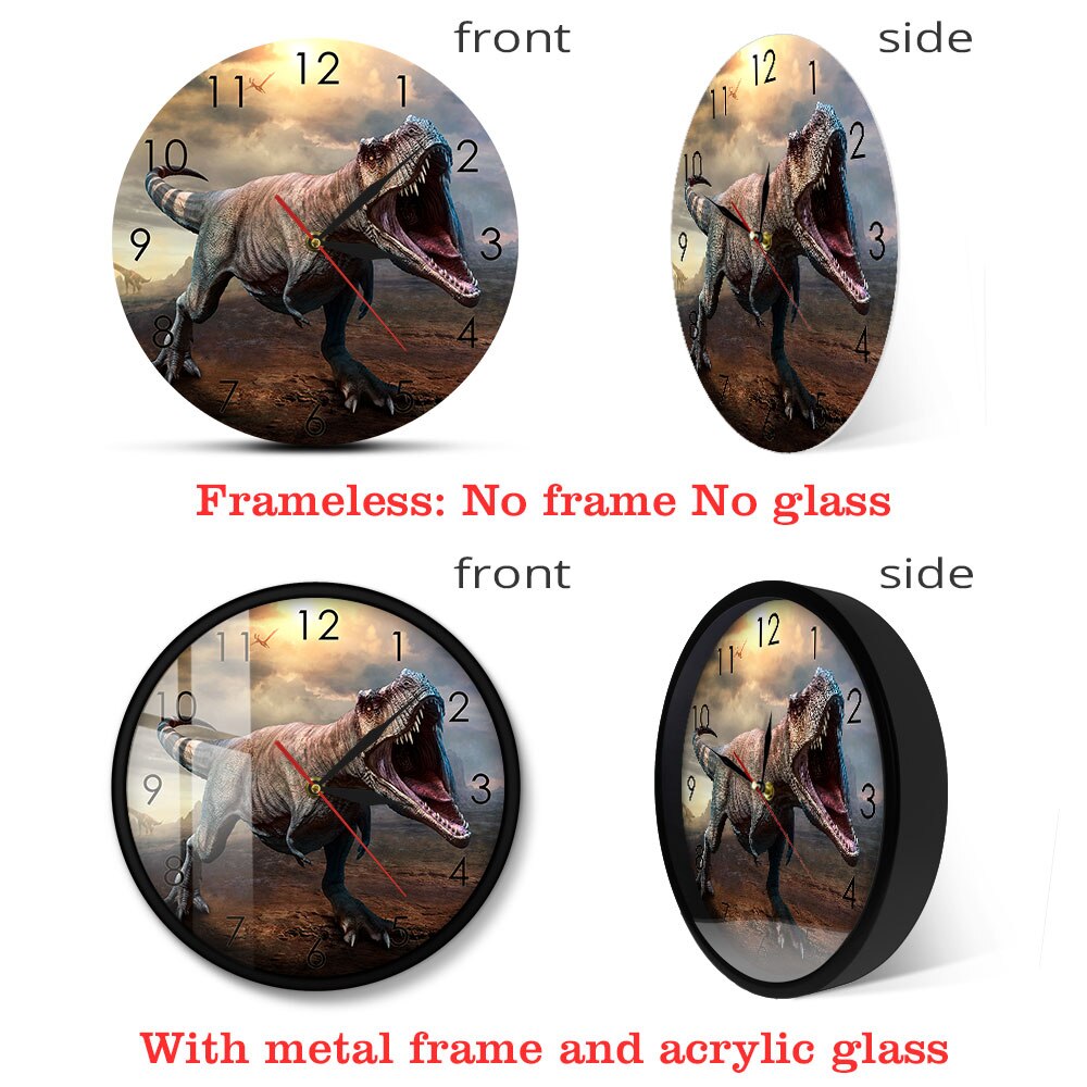 Dinosaur Tyrannosaurus Roar Wall Clock