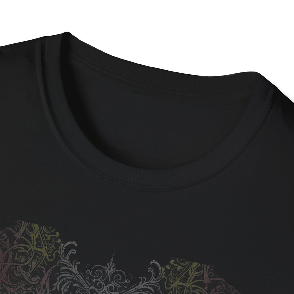 Wings of Freedom Skull T-Shirt, Edgy Graphic Tee, Unisex Casual Top, Halloween Outfit, Music Festival Shirt, Gift for Metal Fans