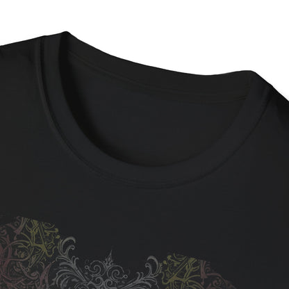 Wings of Freedom Skull T-Shirt, Edgy Graphic Tee, Unisex Casual Top, Halloween Outfit, Music Festival Shirt, Gift for Metal Fans
