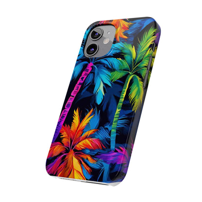 Dark Palm Slim Phone Cases