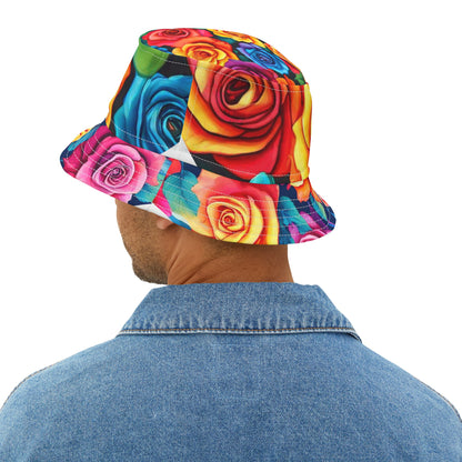 Rainbow Roses Bucket Hat (AOP)