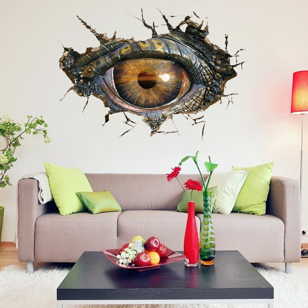 Dinosaur Eye 3D Wall Sticker