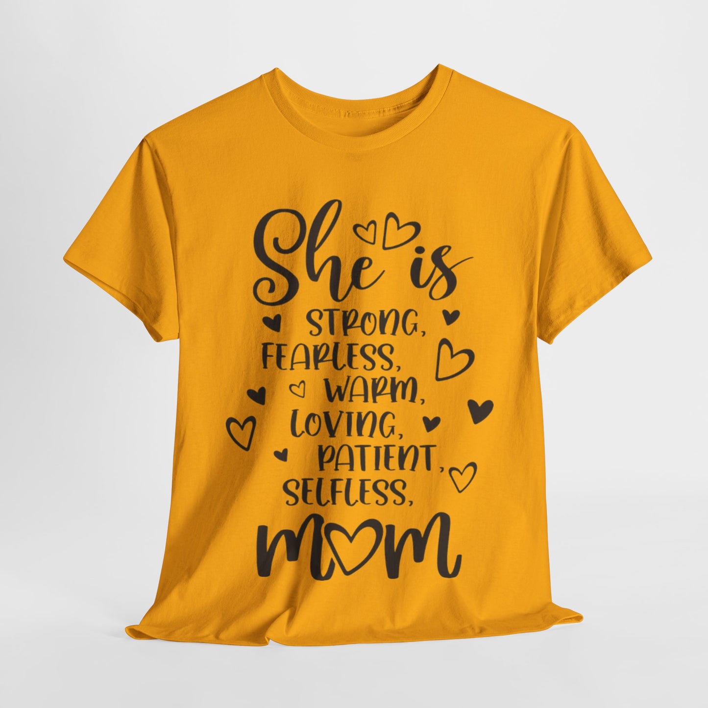 She is mom Unisex Heavy Cotton Tee