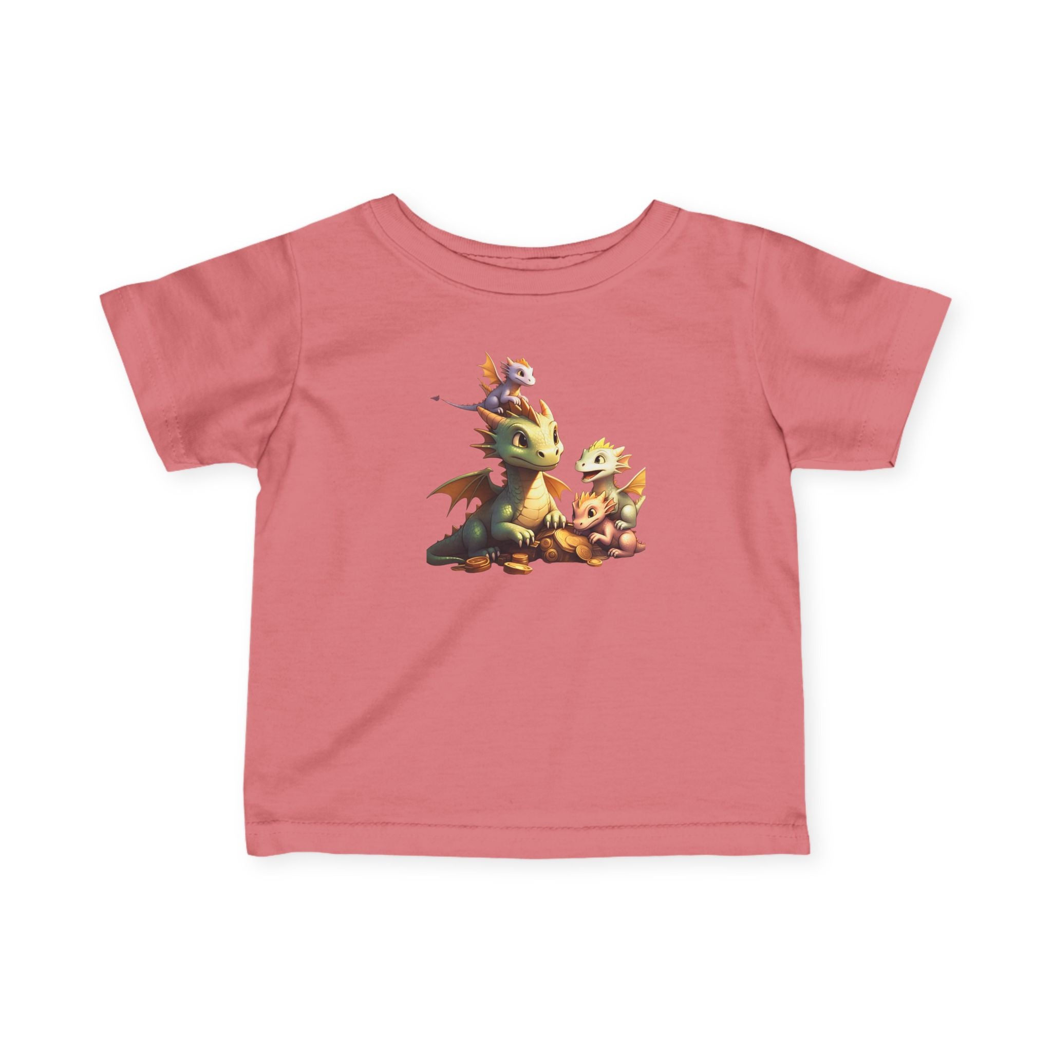 Whimsical Dragon Infant T-Shirt | Cute Baby Tee for Adventurous Kids