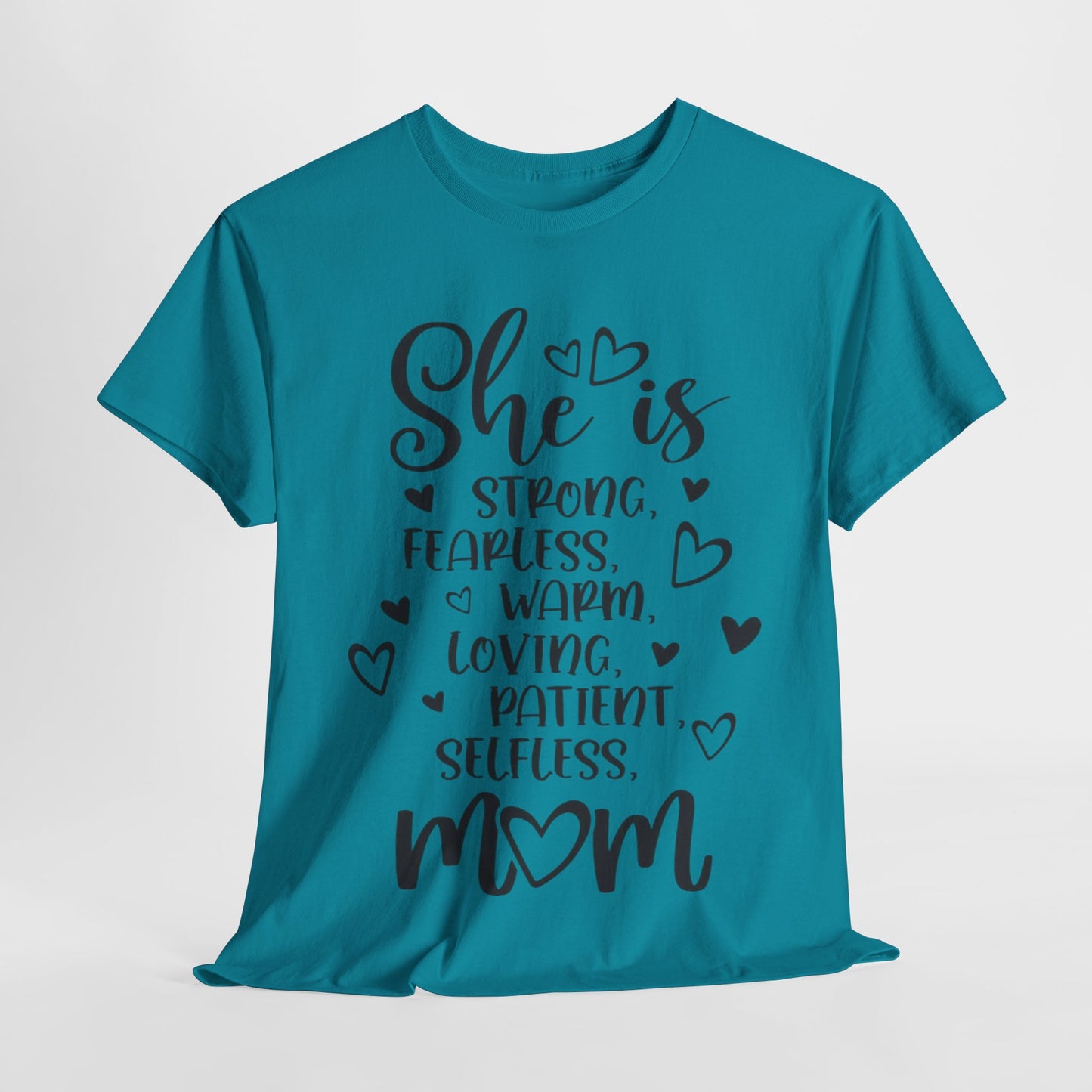 She is mom Unisex Heavy Cotton Tee