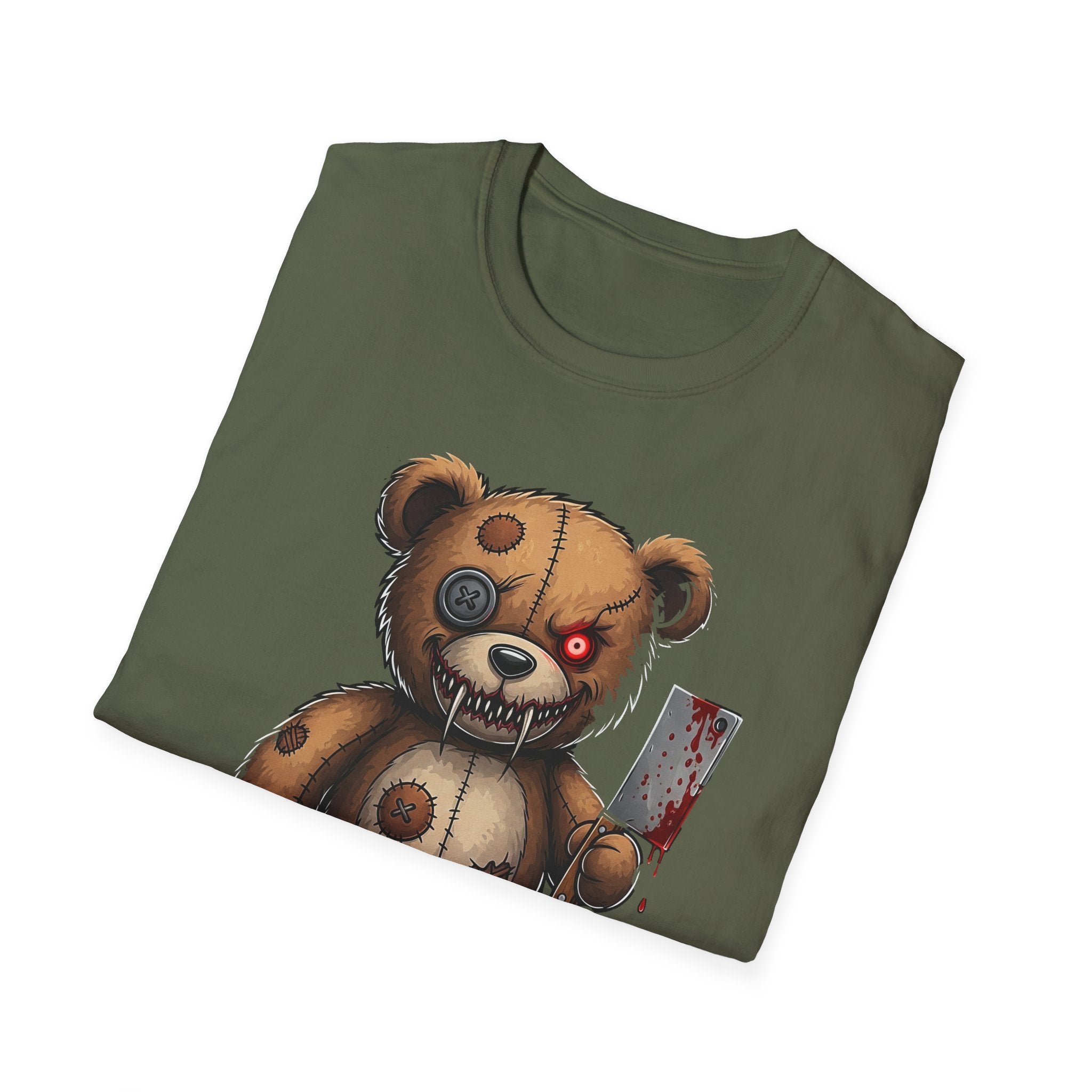 Scary Terry Unisex Softstyle T-Shirt, Funny Graphic Tee, Horror Shirt, Gift for Halloween, Casual Wear, Unique Gift