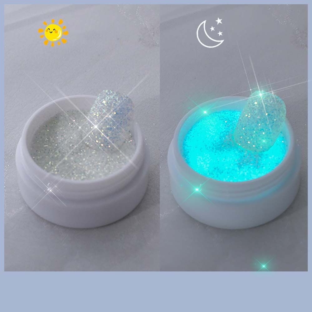 Nail Art Jewelry Glowing Sugar Glow Powder