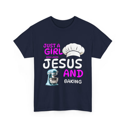 Jesus and Baking Unisex Heavy Cotton Tee