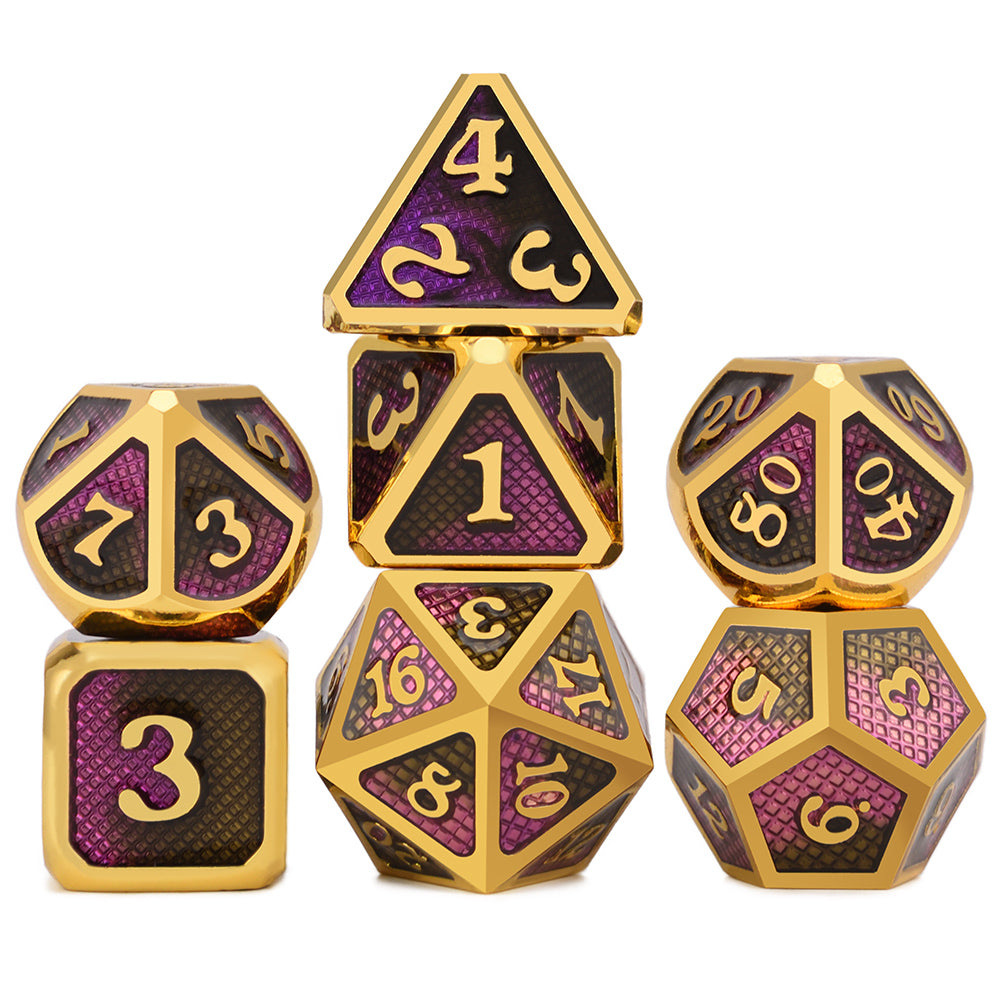 Metal game dice