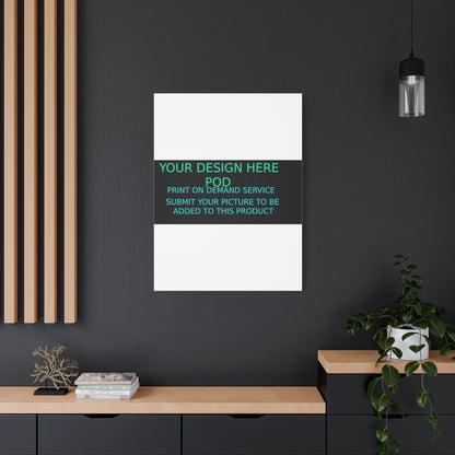 Custom Matte Canvas Print - Create Your Design