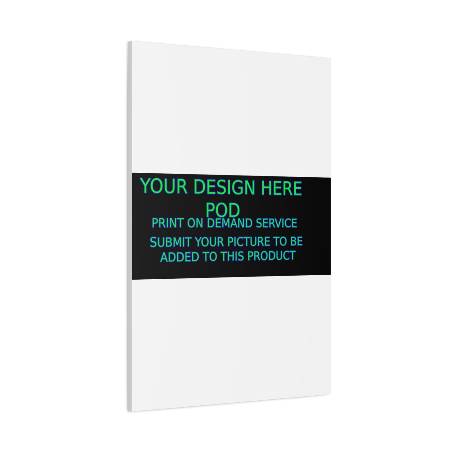 Custom Matte Canvas Print - Create Your Design