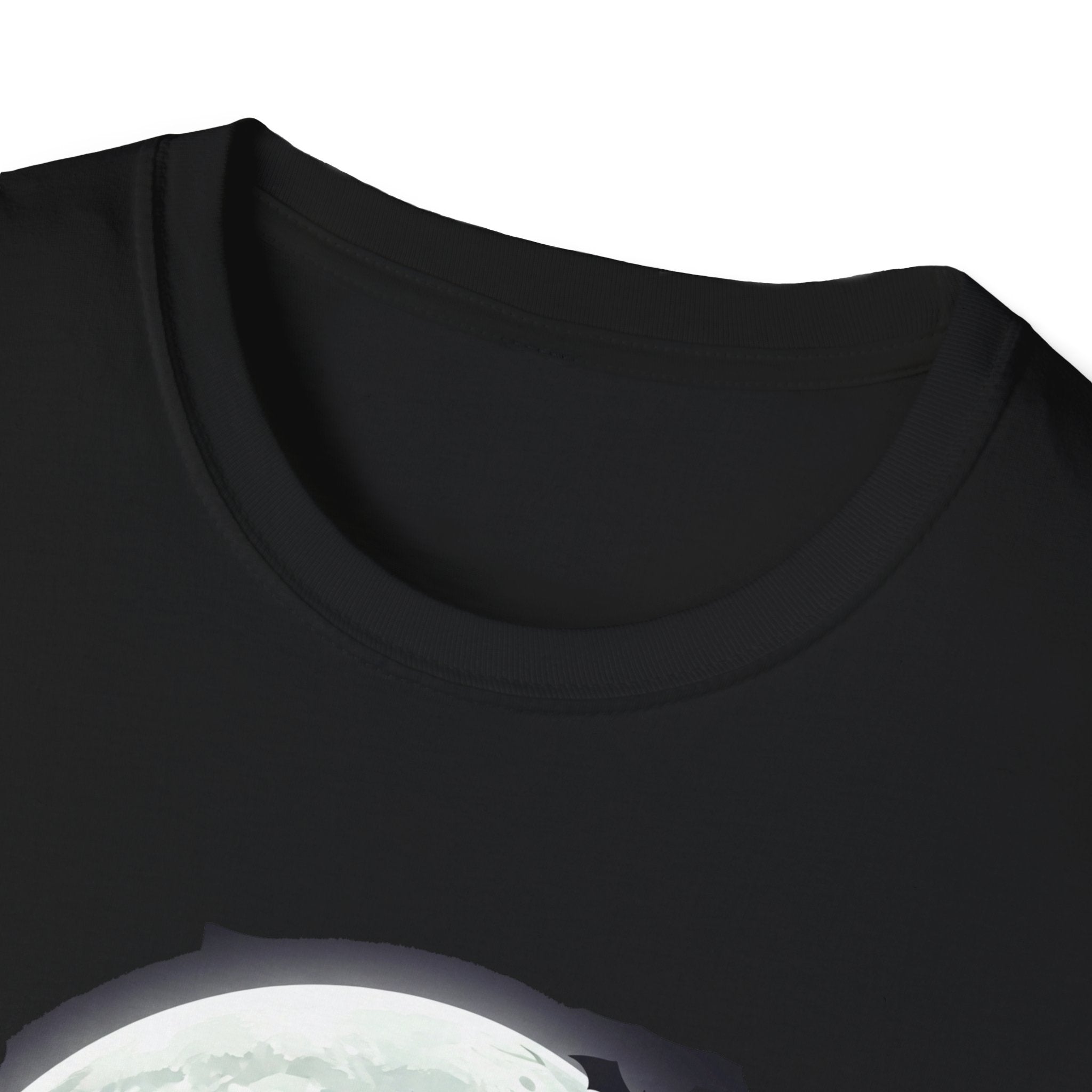 Spooky Moon Unisex T-Shirt - Halloween Shirt, Graphic Tee, Fall Fashion, Witchy Top, Ghostly Apparel