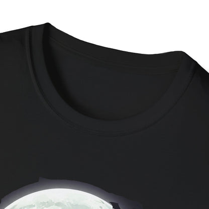 Spooky Moon Unisex T-Shirt - Halloween Shirt, Graphic Tee, Fall Fashion, Witchy Top, Ghostly Apparel