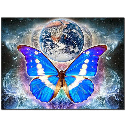 Diamond Painting Colorful Butterfly Wall Sticker