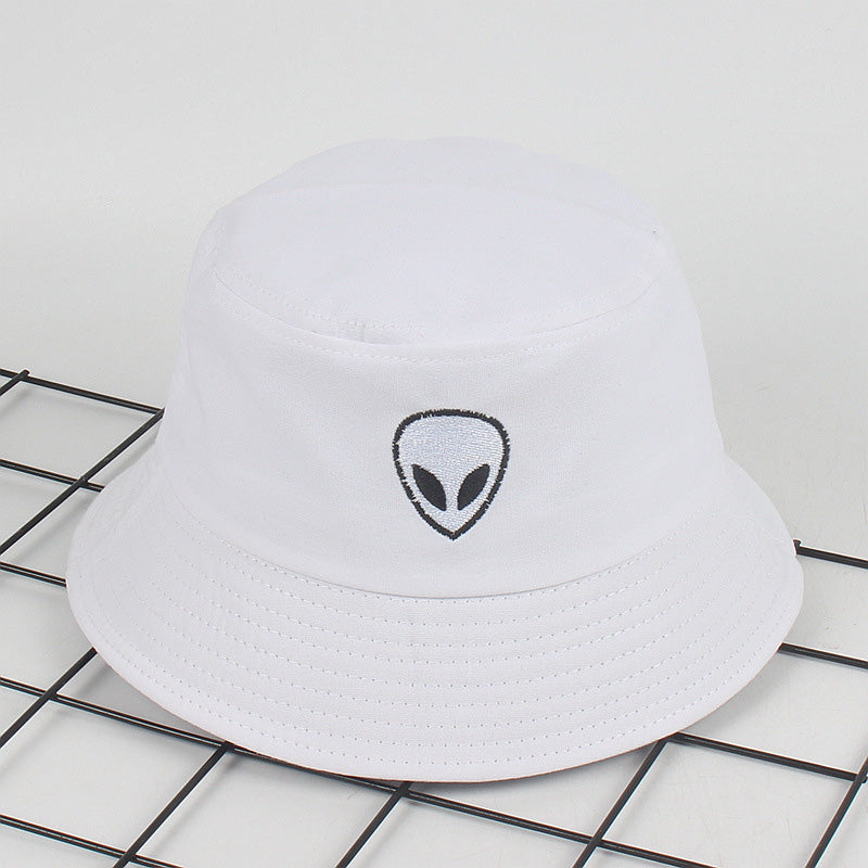 Alien embroidered fisherman hat outdoor sun hat