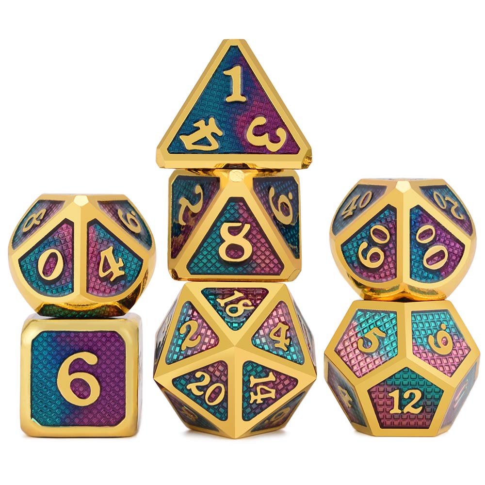 Metal game dice