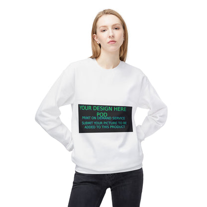 Customizable Unisex Fleece Crewneck Sweatshirt - Your Design Here