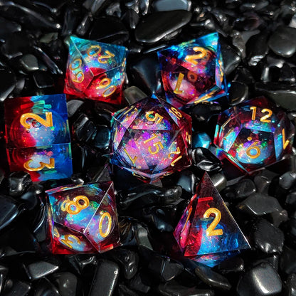 Fashion Resin Quicksand Dice Liquid