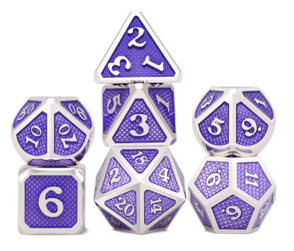 Metal game dice