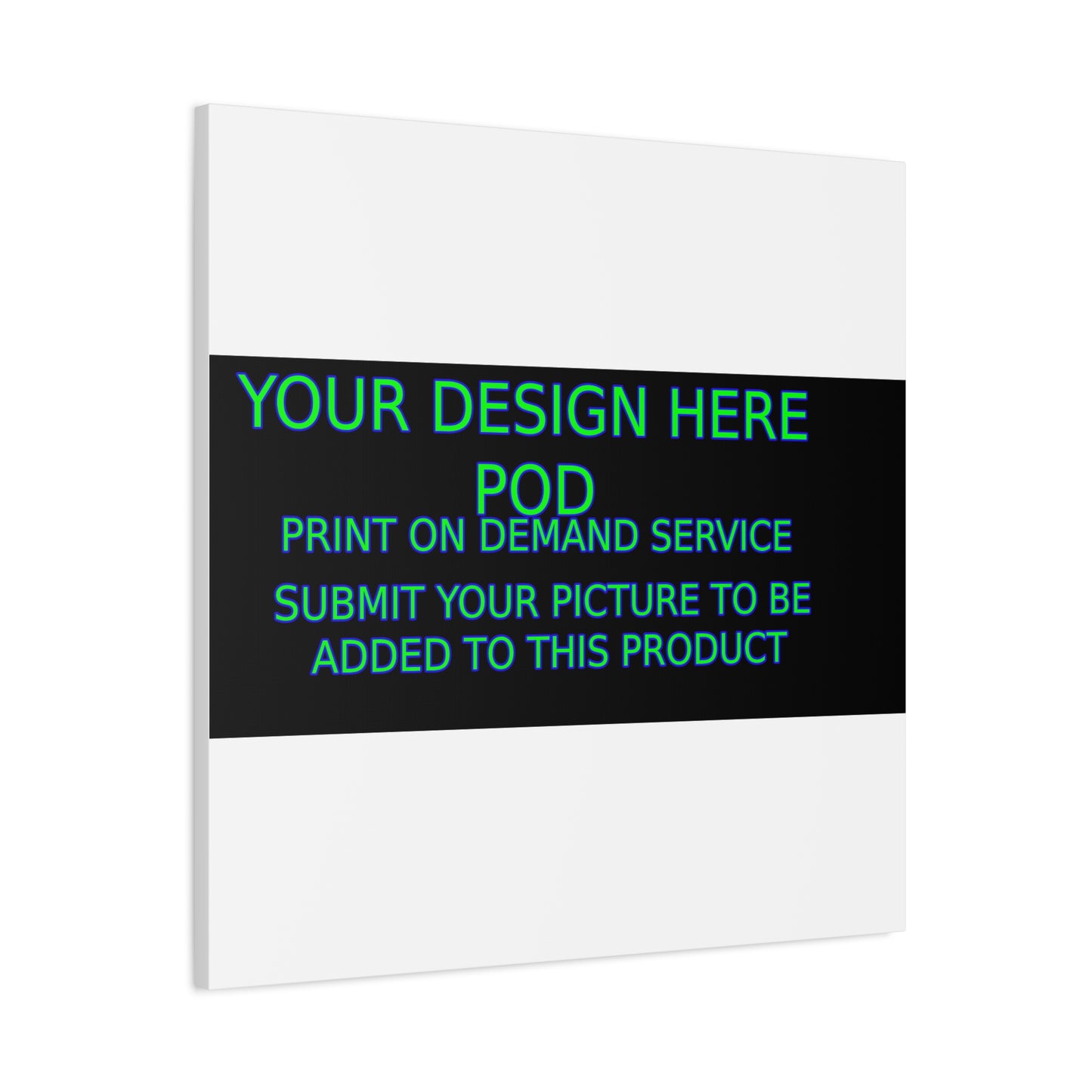 Custom Matte Canvas Print - Create Your Design