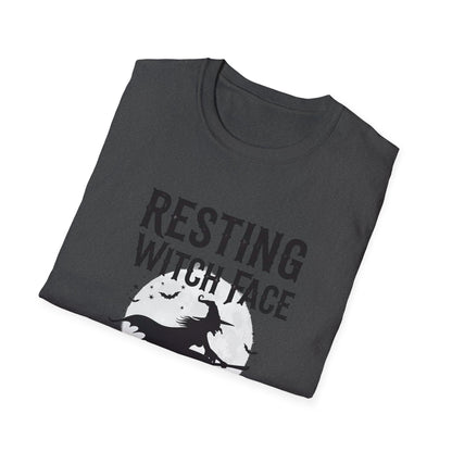 Resting Witch Face Unisex T-Shirt | Funny Halloween Tee, Gift for Witches, Witchy Apparel, Spooky Shirt, October Casual Wear