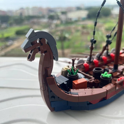 Plastic Pirate Ship Model Toy