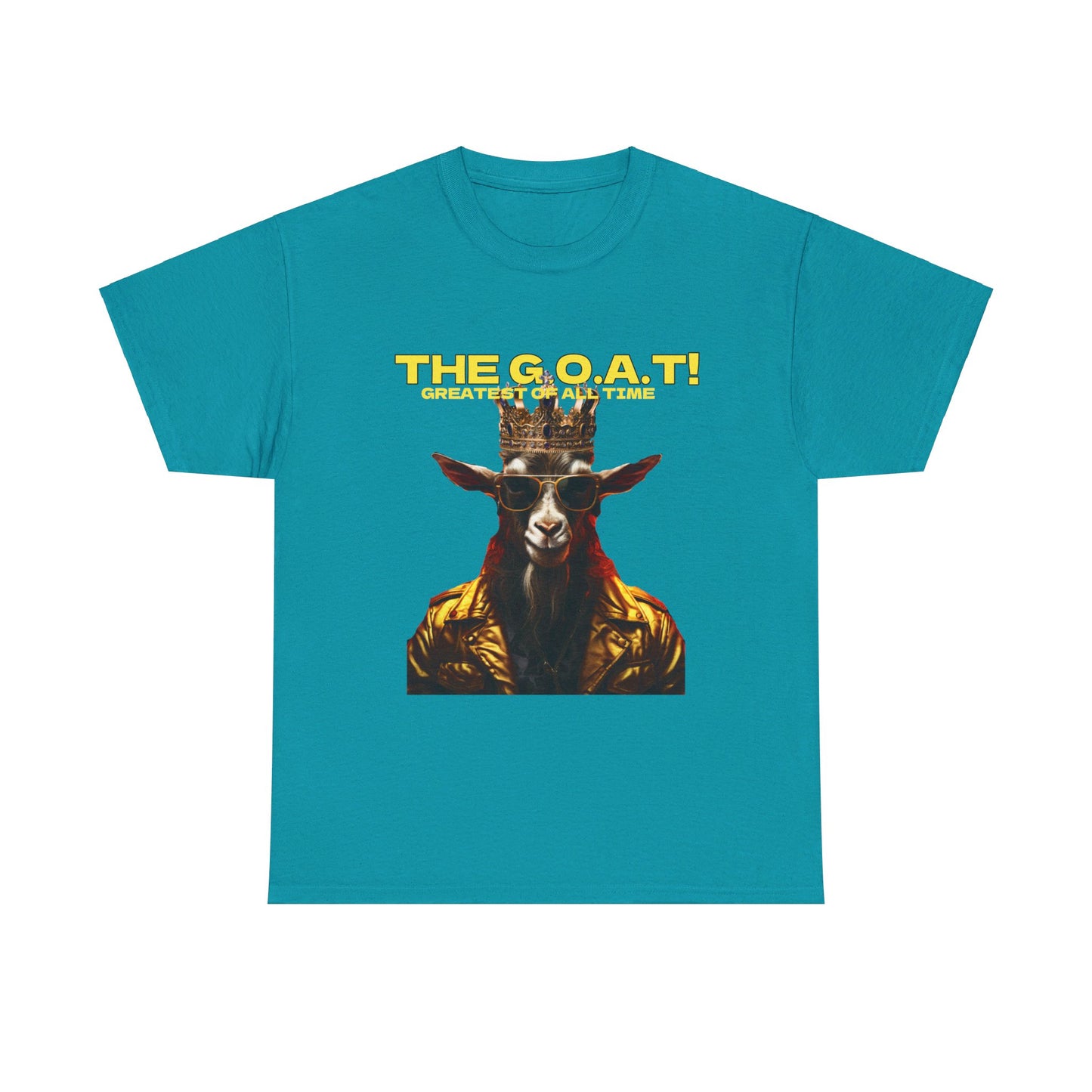 The G.O.A.T Greatest Of All Time submit custom order to add your name!   Unisex Heavy Cotton Tee