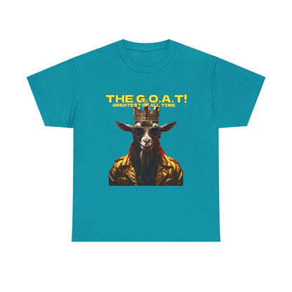 The G.O.A.T Greatest Of All Time submit custom order to add your name!   Unisex Heavy Cotton Tee