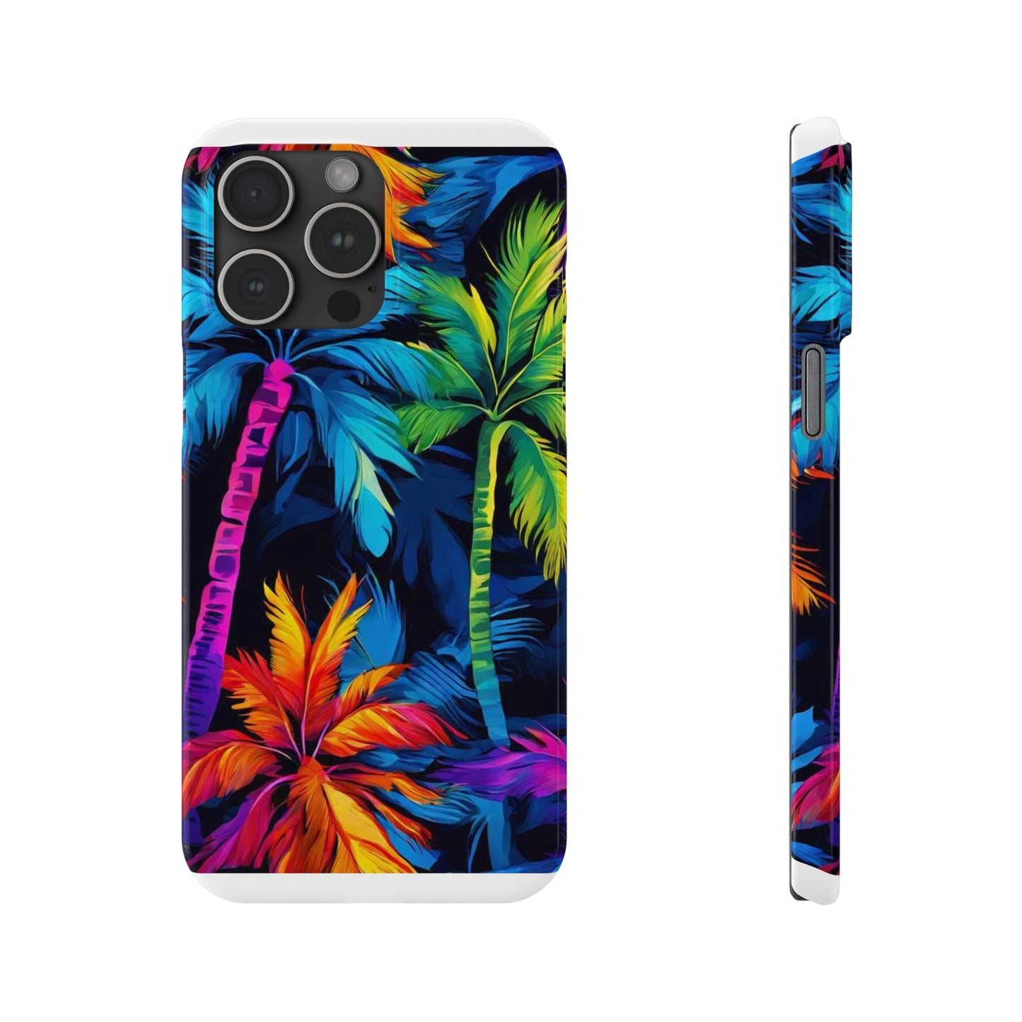 Dark Palm Slim Phone Cases