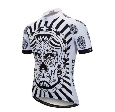 Weimostar skull jersey men's pirate jersey