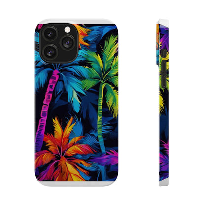 Dark Palm Slim Phone Cases