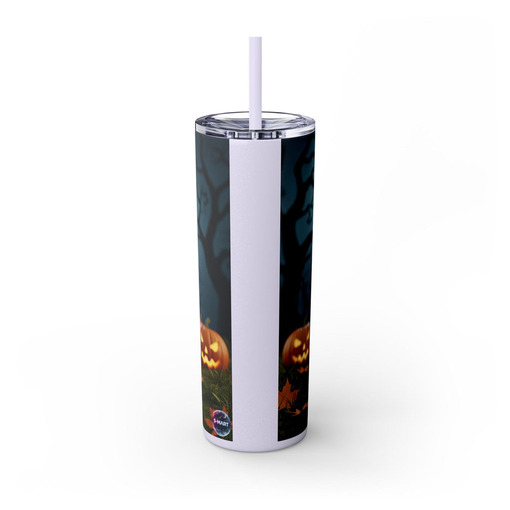 Halloween Mr. Pickle Tumbler, 20oz Skinny Tumbler with Straw, Fun for Parties, Trick or Treat, Kids Gift, Spooky Decor