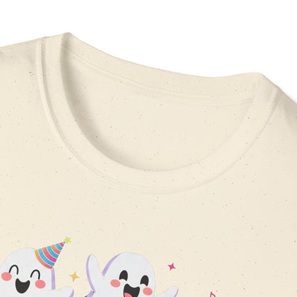 Ghoulish Fun T-Shirt, Ghost Theme Tee, Unisex Halloween Shirt, Cute Spooky Apparel, Fun Costume Idea, Party Outfit