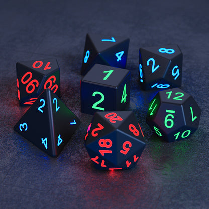 Colorful Multi-faceted Electronic Toy Glowing Dice