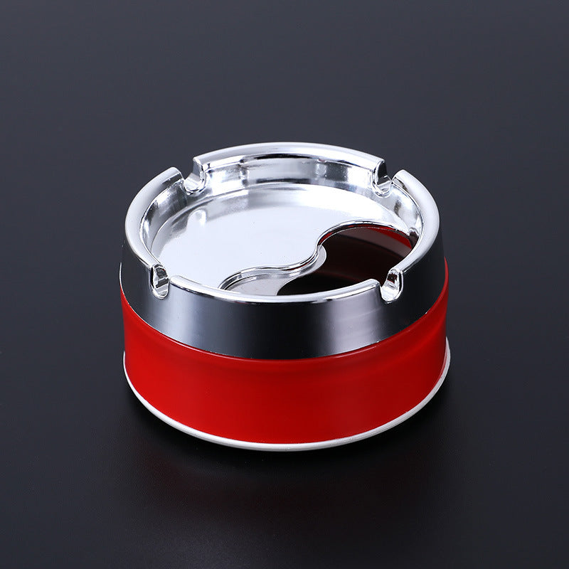 Sealed Windproof Stainless Steel Ash Tray