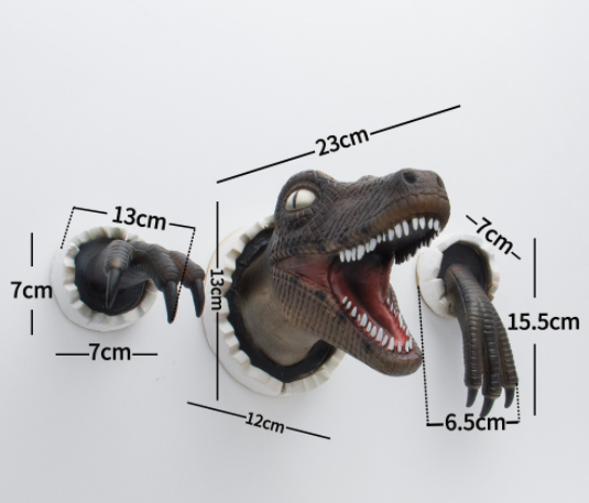 Dinosaur Resin Ornaments With Wall Atmosphere