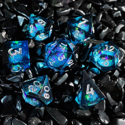 Fashion Resin Quicksand Dice Liquid