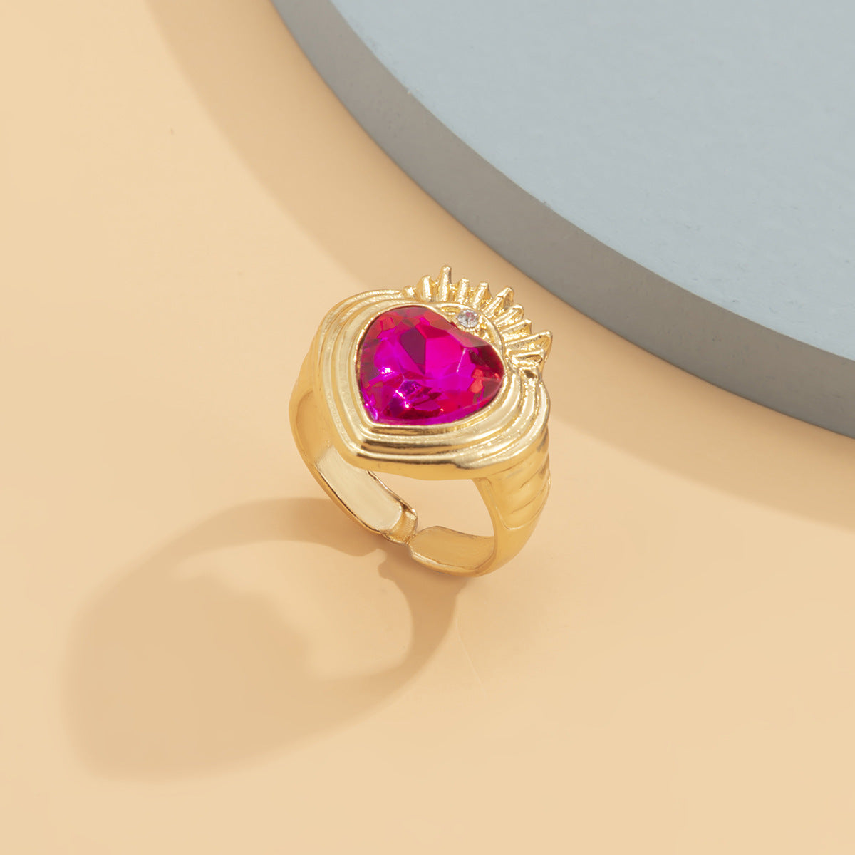 Sweet And Cool Micro-Inlaid Alien Ins Pastoral Style Ring