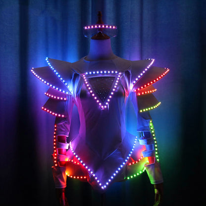 Full-color LED Light-up Skirt Costume One-piece