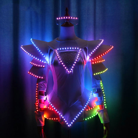 Full-color LED Light-up Skirt Costume One-piece