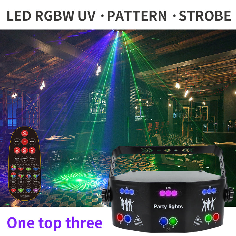 Multicolored Lights KTV Atmosphere Lights Rotating Voice